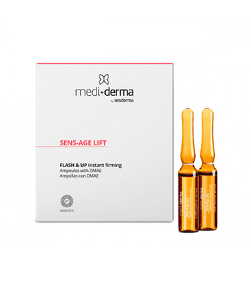 Sesderma Flash Ampoules Sens-Age Lift Ліфтинг сироватка для обличчя в ампулах 40002244 фото