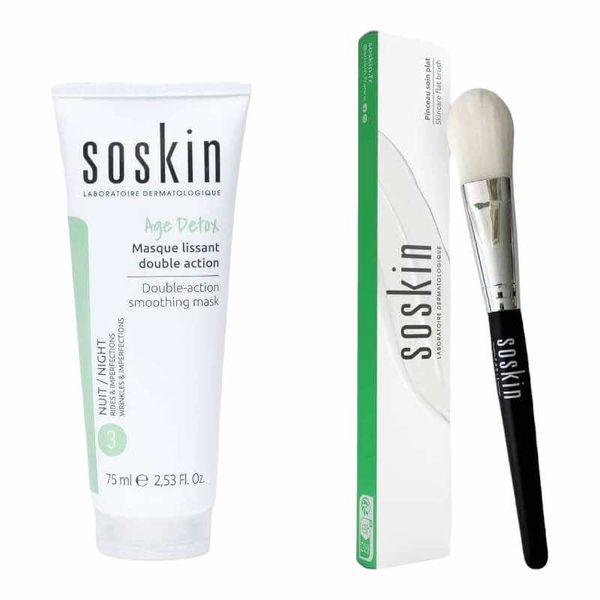 Soskin Dual action smoothing mask Age DetoxСглаживающая маска двойного действия 40150 фото